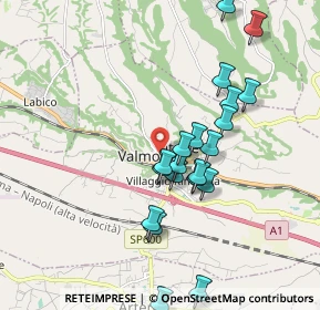 Mappa Via Nuova, 00038 Valmontone RM, Italia (1.9165)