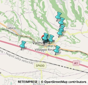 Mappa Via Nuova, 00038 Valmontone RM, Italia (1.12273)