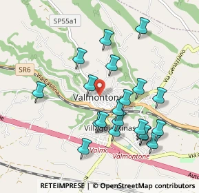 Mappa Via Nazionale, 00038 Valmontone RM, Italia (0.996)