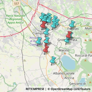 Mappa Via Quarto Sant'Antonio, 00047 Marino RM, Italia (3.6615)