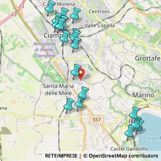 Mappa Via Quarto Sant'Antonio, 00047 Marino RM, Italia (2.79526)