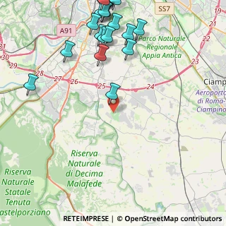 Mappa Via Pietro Cuppari, 00134 La Torretta RM, Italia (6.2515)