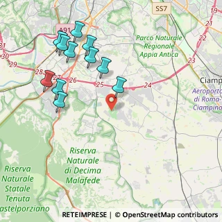 Mappa Via Pietro Cuppari, 00134 La Torretta RM, Italia (4.70091)