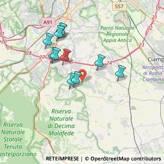 Mappa Via Pietro Cuppari, 00134 Roma RM, Italia (3.71818)