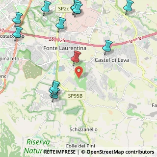 Mappa Via Pietro Cuppari, 00134 La Torretta RM, Italia (3.08462)