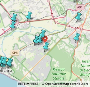 Mappa Via Torrile, 00125 Roma RM, Italia (6.4625)