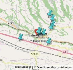 Mappa Via S. Antonio, 00038 Valmontone RM, Italia (1.20364)