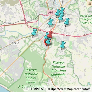 Mappa Via Scipione Franchetti, 00128 Roma RM, Italia (3.20364)