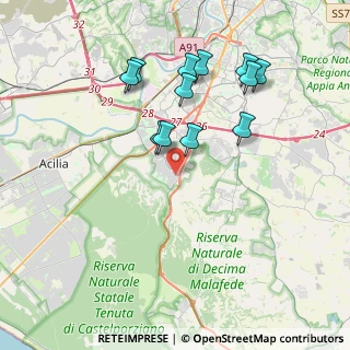 Mappa Via Matilde Serao, 00128 Roma RM, Italia (3.92667)