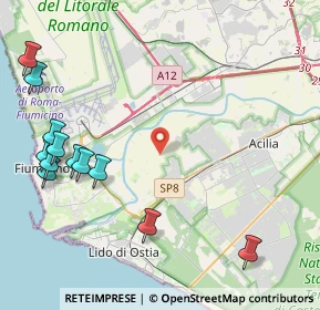 Mappa Via del Monte del Sale, 00119 Roma RM, Italia (5.8675)