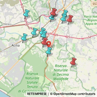 Mappa Via Gobbi Belcredi Giacomo, 00128 Roma RM, Italia (4.43571)
