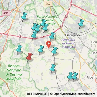 Mappa Via Torri di Castel di Leva, 00134 Roma RM, Italia (4.50333)