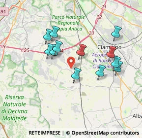 Mappa Via Torri di Castel di Leva, 00134 Roma RM, Italia (3.55167)