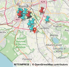 Mappa Via Torri di Castel di Leva, 00134 Roma RM, Italia (8.16)