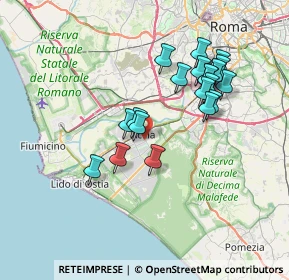 Mappa 00125 Roma RM, Italia (7.018)