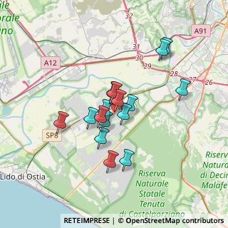 Mappa Via Adolfo Tommasi, 00125 Roma RM, Italia (2.82438)