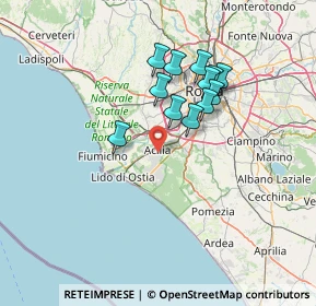 Mappa 00125 Roma RM, Italia (12.2325)