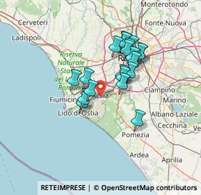 Mappa 00125 Roma RM, Italia (11.497)