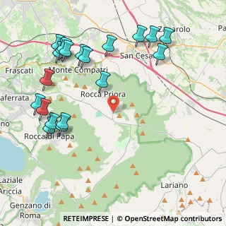 Mappa Via Arenatura, 00079 Rocca Priora RM, Italia (5.397)