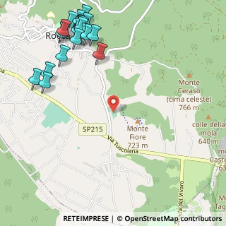 Mappa Via Arenatura, 00079 Rocca Priora RM, Italia (1.6035)