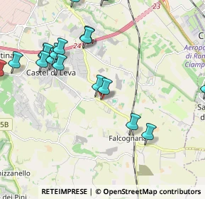 Mappa Via del Santuario, 00134 Castel di Leva RM, Italia (2.7495)