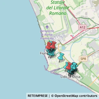 Mappa Via delle Aragoste, 00054 Fiumicino RM, Italia (3.7225)