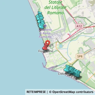 Mappa Via delle Aragoste, 00054 Fiumicino RM, Italia (5.5735)