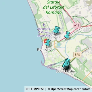 Mappa Via delle Aragoste, 00054 Fiumicino RM, Italia (5.02643)