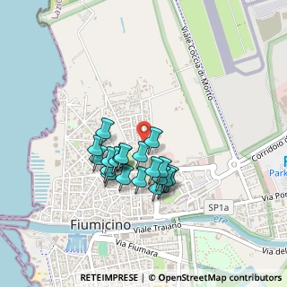 Mappa Via delle Aragoste, 00054 Fiumicino RM, Italia (0.3795)
