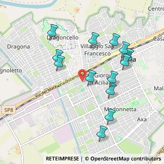 Mappa Via Amedeo Bocchi, 00125 Roma RM, Italia (1.08)