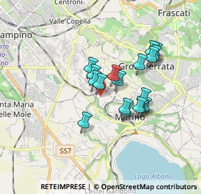 Mappa Via Romana, 00043 Ciampino RM, Italia (1.45111)