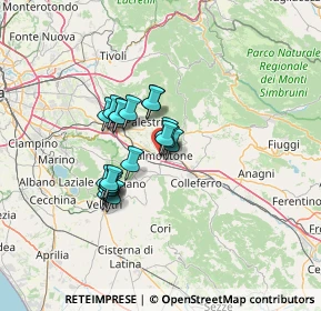 Mappa Via Porta Romana, 00038 Valmontone RM, Italia (9.99895)