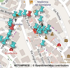 Mappa Via Porta Romana, 00038 Valmontone RM, Italia (0.06538)