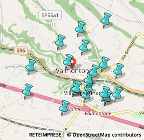 Mappa Piazza Giusto de' Conti, 00038 Valmontone RM, Italia (1.0175)