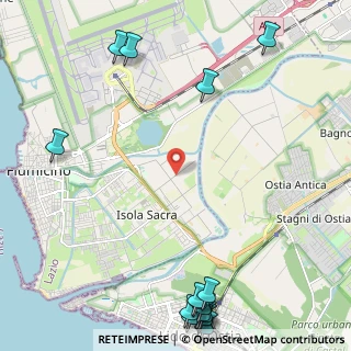 Mappa Via Cima Cristallo, 00054 Fiumicino RM, Italia (3.69067)
