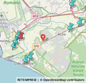 Mappa Viale Charles Lenormant, 00119 Ostia Antica RM, Italia (6.58417)