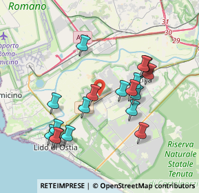 Mappa Viale Charles Lenormant, 00119 Ostia Antica RM, Italia (3.83722)