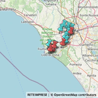 Mappa Via Plava, 00054 Fiumicino RM, Italia (10.4465)