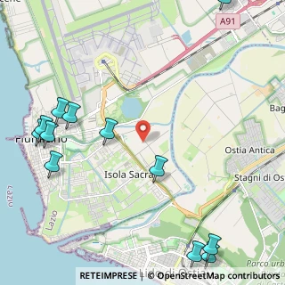 Mappa Via Plava, 00054 Fiumicino RM, Italia (3.26083)