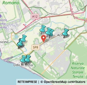Mappa Lido Di Ostia, 00124 Roma RM, Italia (3.9225)