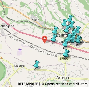 Mappa Via Colle Aprano, 00038 Valmontone RM, Italia (2.3395)