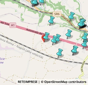 Mappa Via Colle Aprano, 00038 Valmontone RM, Italia (1.48)