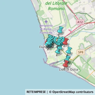 Mappa Via Fiumara, 00054 Fiumicino RM, Italia (2.0645)
