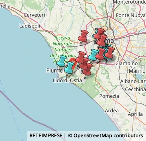 Mappa Via Antonio Taramelli, 00119 Roma RM, Italia (11.67)