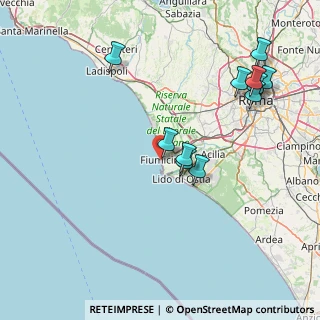 Mappa Via del Molo di Levante, 00054 Fiumicino RM, Italia (17.89)
