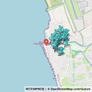 Mappa Via del Molo di Levante, 00054 Fiumicino RM, Italia (0.66)