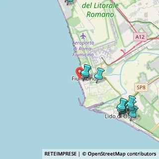 Mappa Via del Molo di Levante, 00054 Fiumicino RM, Italia (5.52667)