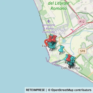 Mappa Via del Molo di Levante, 00054 Fiumicino RM, Italia (3.36294)