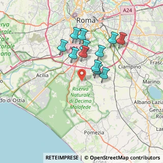 Mappa Policlinico Universitario Campus Bio-Medico, 00128 Roma RM, Italia (6.36583)