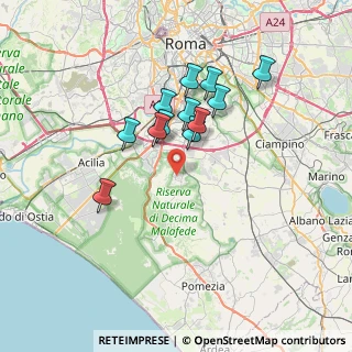 Mappa Policlinico Universitario Campus Bio-Medico, 00128 Roma RM, Italia (6.23667)